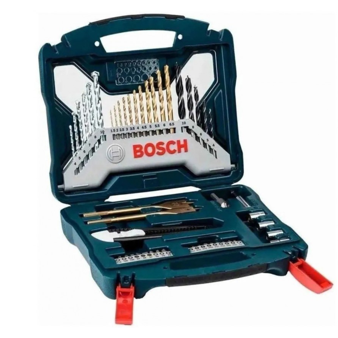 Set De Puntas Y Brocas En Titanio X Line Unidades Bosch Store Workshop