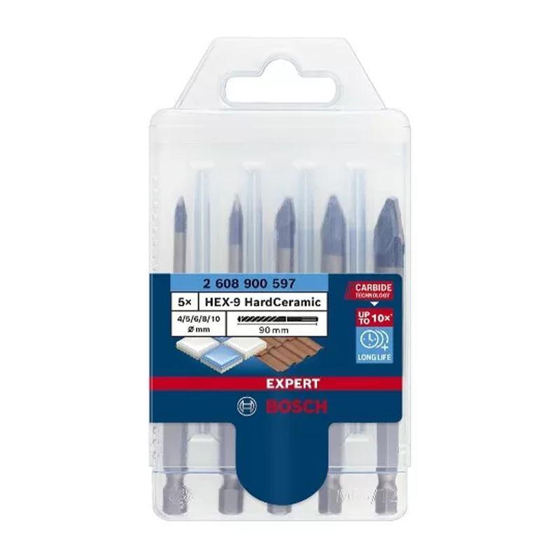 Stanley 3 Brocas Para Piedra Con Vástago De 3 Caras, ø 5, 6, 8mm